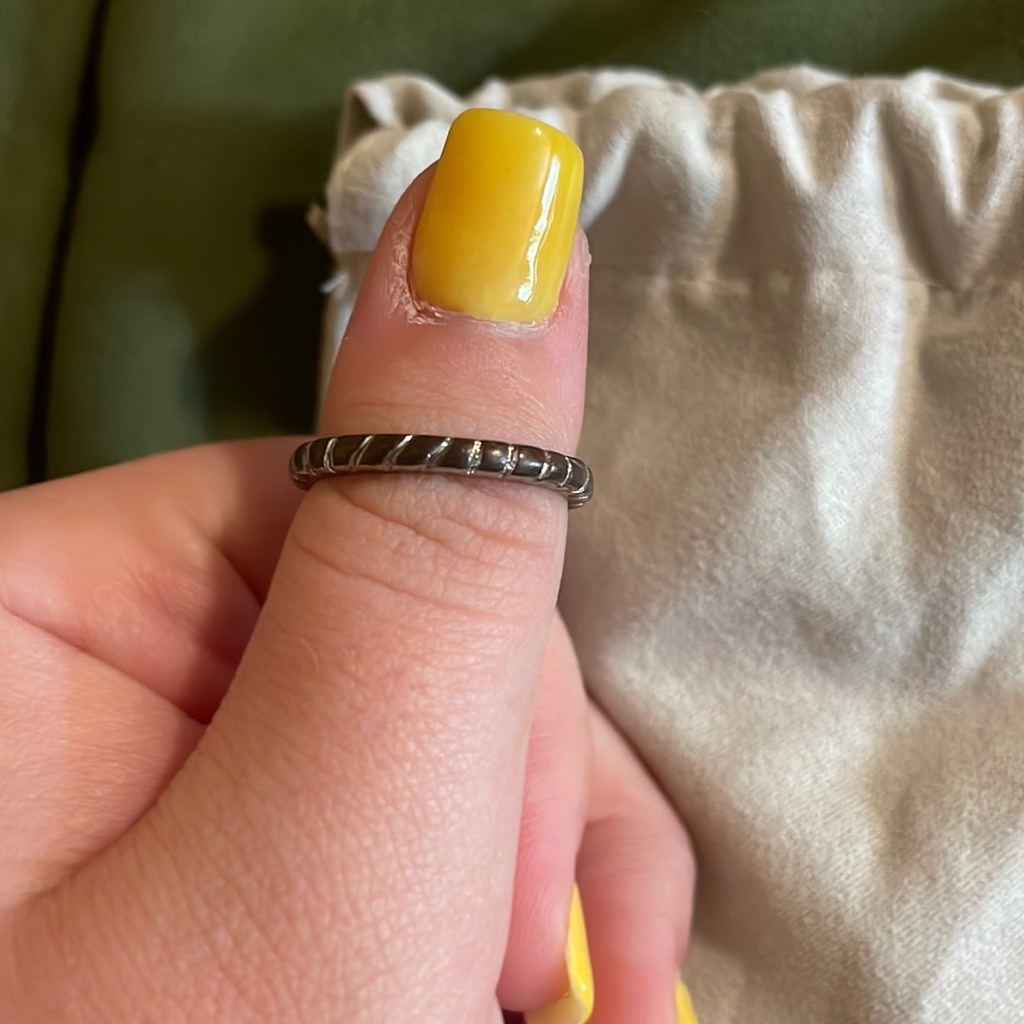 Silver Braided Ring